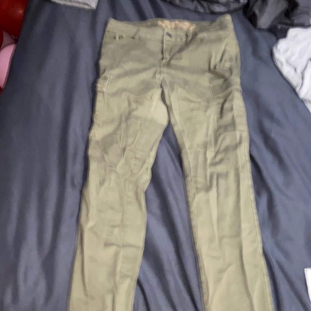 Green jeans